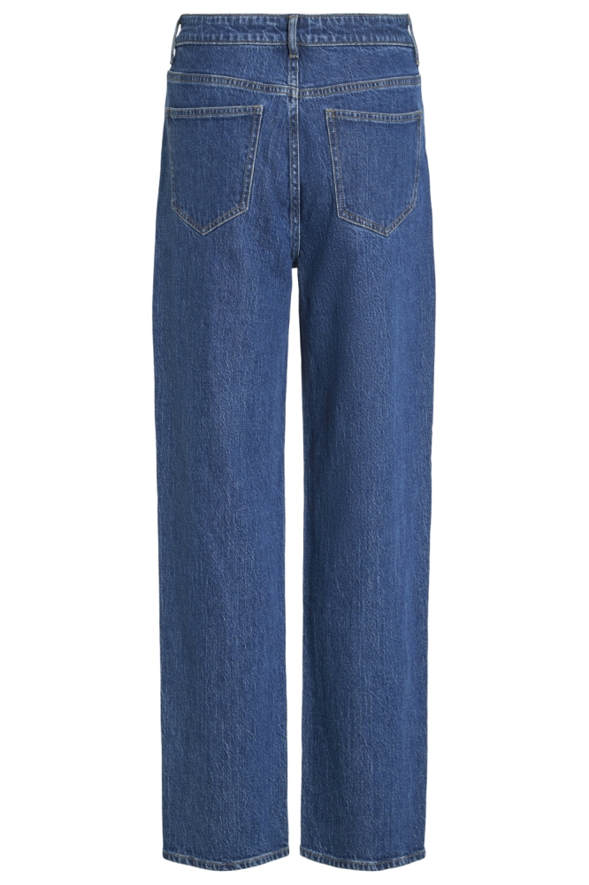 VIKELLY JAF HW STRAIGHT JEANS-NOOS 14084730 Medium Blue Denim/WASH MDB 244